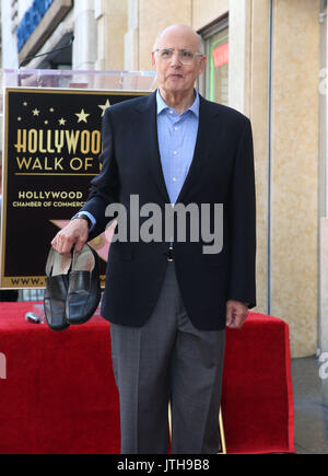 Hollywood, Kalifornien, USA. August 2017. August 2017 - Hollywood, Kalifornien - Jeffrey Tambor. Jeffrey Tambor wurde mit Einem Stern auf dem Hollywood Walk of Fame geehrt. Foto: F. Sadou/Admedia Stockfoto