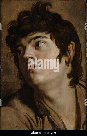 Peter Paul Rubens Kopf eines jungen Mannes Stockfoto