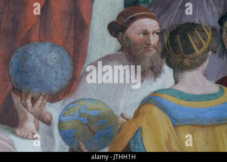 Die Schule von Athen, Raphael detail, 03. Stockfoto