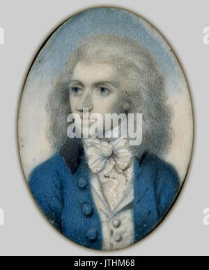 Unbekannte irische Porträt eines Mannes Stockfoto