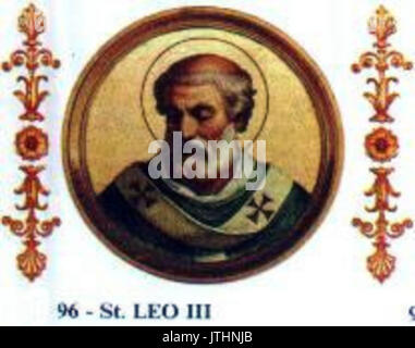 Papa Leone III Stockfoto