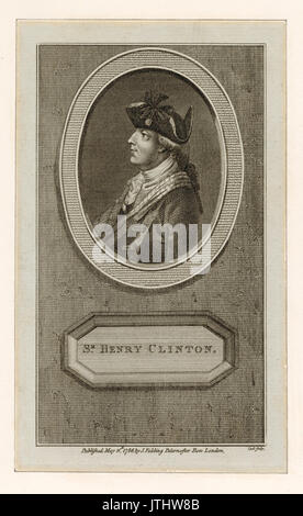 Sr. Henry Clinton (NYPL Hades 250390 464226) Stockfoto