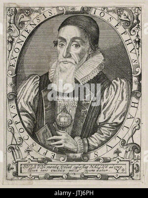 Paul de Zetter Portrait von Joseph Hall (1650) Stockfoto