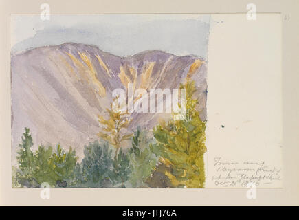 Königin Victoria, von meinem Wohnzimmer Fenster am Glassalt Shiel Stockfoto