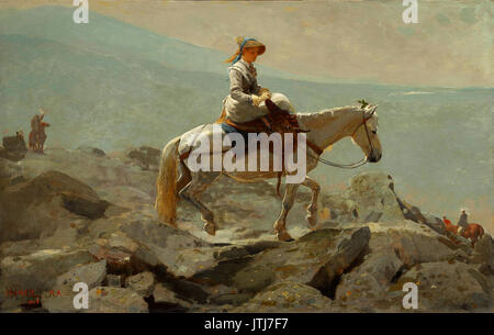 Winslow Homer Reitweg, White Mountains Stockfoto