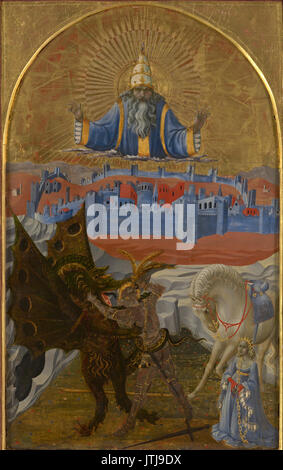 Paolo Uccello St George slaying Dragon Stockfoto