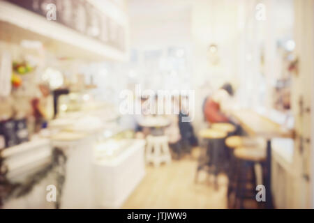 Foto von Café Hintergrund Unschärfe Stockfoto