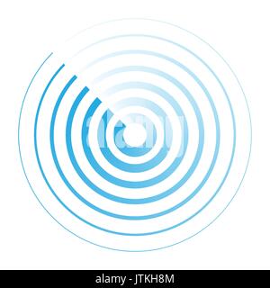 Radar abstrakte Symbol Symbol logo Vector Illustration Stock Vektor
