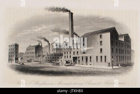 Befugnisse & Weightman Philadelphia 1859 Stockfoto