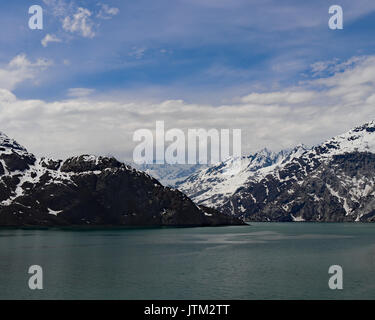 Felsenküste Glacier Bay National Park Stockfoto