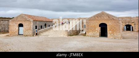 Fortaleza de La Mola menorca Menorca Stockfoto