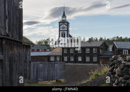 Røros Kirche Gemeinde Sør-Trøndelag Trøndelag Trondelag Stockfoto