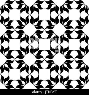Schwarz / weiß Muster Stock Vektor