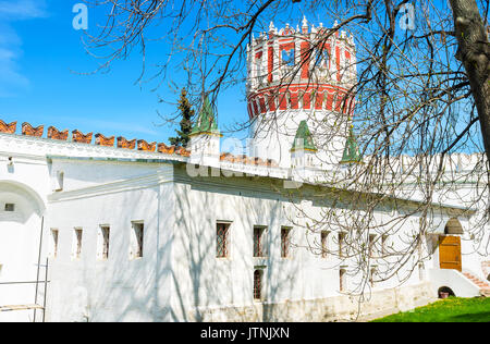 Die Kammern mit Sophia Alekseevna in Neujungfrauenklosters unter Naprudnaya Tower, Moskau, Russland Stockfoto