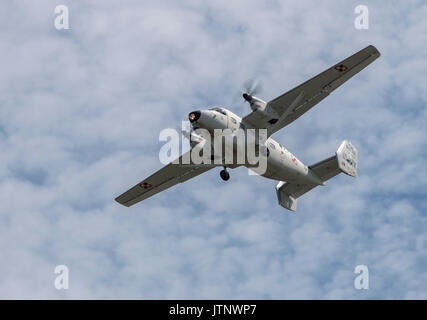 Polnische Navy M28 Bryza auf der Royal International Air Tattoo Stockfoto