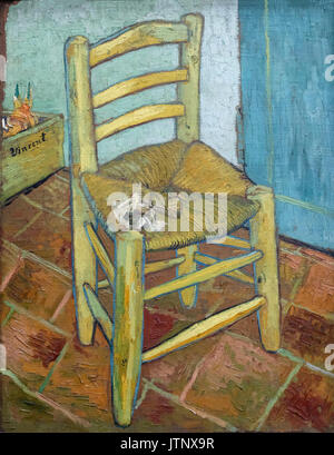 Van Gogh's Chair, 1888 - Vincent Van Gogh Stockfoto