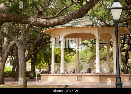 Pavillon im Park Stockfoto