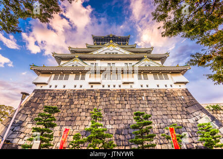 Osaka, Japan in Osaka Castle. Stockfoto