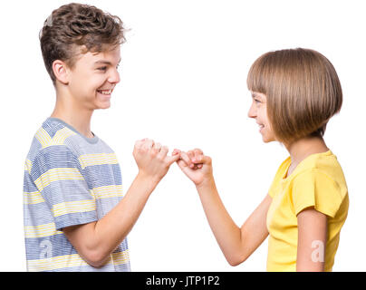 Porträt von Bruder und Schwester Stockfoto