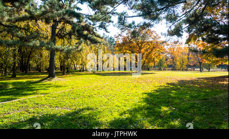 Aomori, Japan - 31. Oktober 2014: schöne Saison bei den Hirosaki Schlosspark in Hirosaki, Aomori, Japan Stockfoto