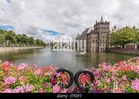 Binnenhof, Sitz der niederländischen Parlament in Den Haag, Niederlande Stockfoto