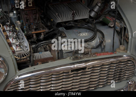 Elektrische Austin Mini Car vintage Eco 1965 freundlich batteriebetrieben Stockfoto