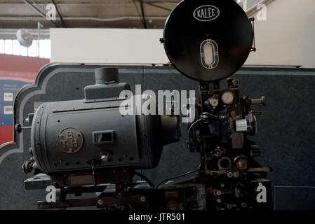 Die kalee elf 35-mm-Film Projektor bei Abbey Pumping Station ist von leicester Museum für Wissenschaft und Technologie in Leicester Stockfoto