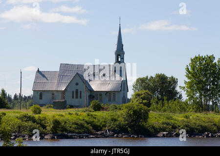 Alten, verlassenen Kirche in Longlac, Nord Ontario, Kanada. Stockfoto