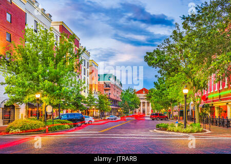 Gainesville, Florida, USA Innenstadt Stadtbild. Stockfoto