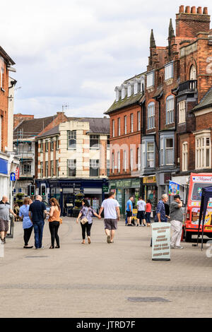 Melton Mowbray Marktplatz Folk Festival und Handwerk Messe Stockfoto