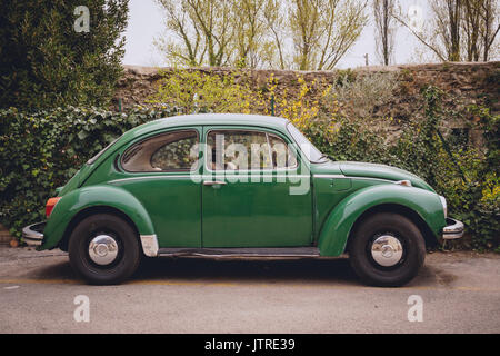 Vintage Volkswagen Käfer. Italien, 2017. Stockfoto