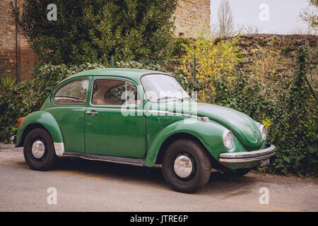 Vintage Volkswagen Käfer. Italien, 2017. Stockfoto