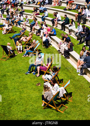 Sheldon Square Amphitheater, Paddington Central, Paddington, Westminster, London Stockfoto