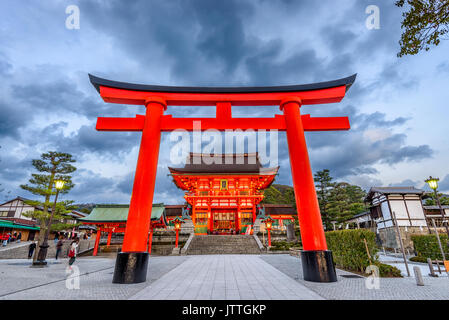 Fushimi-Inari-Schrein in Kyōto, Japan. Stockfoto