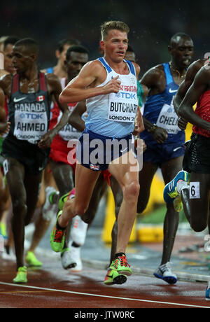 Andrew Butchart 5000 Meter Leichtathletik WM 2017 London Stam, London, England, 09. August 2017 Credit: Allstar Bildarchiv/Alamy leben Nachrichten Stockfoto