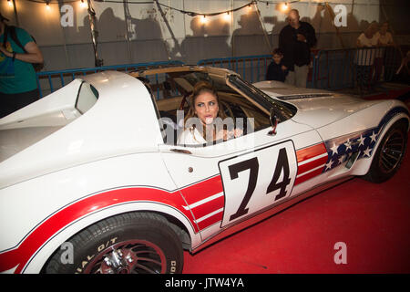 Madrid, Spanien. 10 Aug, 2017. "Cassandra" Cassie Scerbo während der fotoauftrag der Film harknado 5' im Kino in Madrid Madrid 08/08/2017 Credit: Gtres Información más Comuniación auf Linie, S.L./Alamy leben Nachrichten Stockfoto