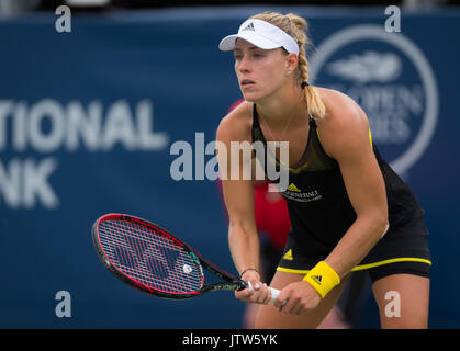 Toronto, Kanada. 10 August, 2017. Angelique Kerber in Deutschland im Jahr 2017 Rogers Schale WTA Premier 5 Tennis Turnier © Jimmie 48 Fotografie/Alamy leben Nachrichten Stockfoto