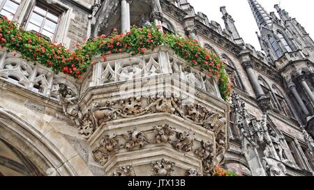 München Neues Rathaus in München, Deutschland Stockfoto