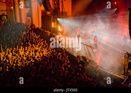 The Prodigy, Live at Brixton Academy, 12. Dezember 2008 Liam Howlett, Keith Flint Maxim Realität Stockfoto