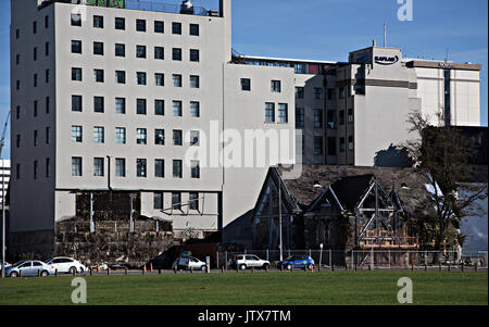 Christchurch zerstörten Gebäude 2011 Stockfoto