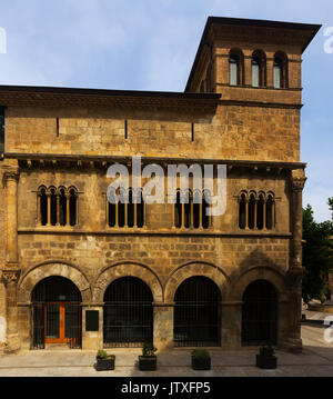 Royal Palast der Könige von Navarra (Palacio de los Reyes de Navarra). Estella-Lizarra Stockfoto