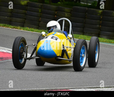 John Turner, Cooper Mk9, F3 500 cc Racing Cars, VSCC, Formel Vintage, Runde 3, Cadwell Park, 23. Juli 2017, Chris McEvoy, Rundstrecke, CJM Hg Stockfoto