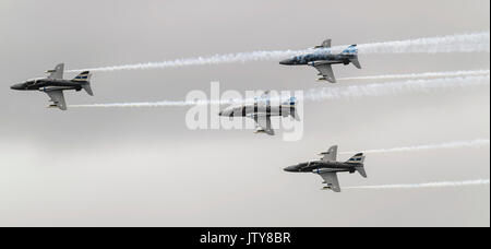 Midnight Hawks Display Team, Finnland, bei der Royal International Air Tattoo Stockfoto