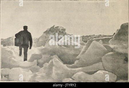 "Die am weitesten nach Norden; die Aufzeichnung einer Reise der Erforschung der Schiff "Fram" 1893-96, und von 15 Monaten Pferdeschlitten Reise von Dr. Nansen und Lieut. Johansen" (1897) Stockfoto