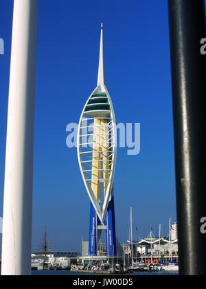 Die Emirate Spinnaker Tower Stockfoto