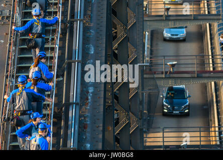 Bridge Climb Sydney, Sydney, New South Wales, Australien Stockfoto