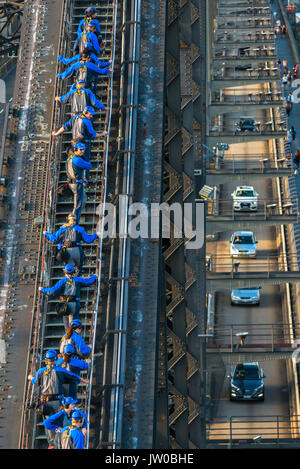 Bridge Climb Sydney, Sydney, New South Wales, Australien Stockfoto