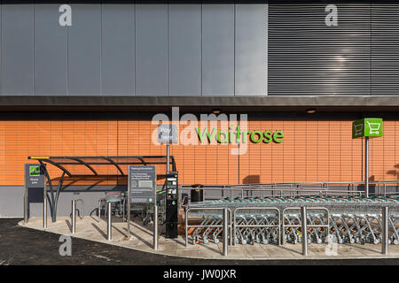 Waitrose Store in Leatherhead, Surrey. Stockfoto