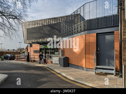 Waitrose Store in Leatherhead, Surrey. Stockfoto