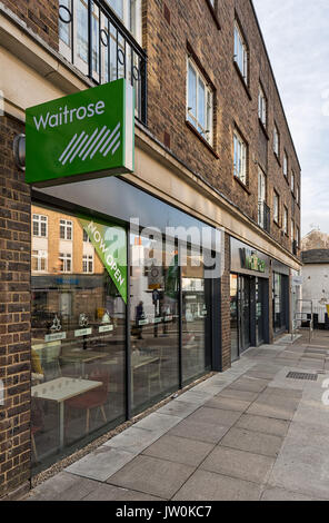 Waitrose Store in Leatherhead, Surrey. Stockfoto